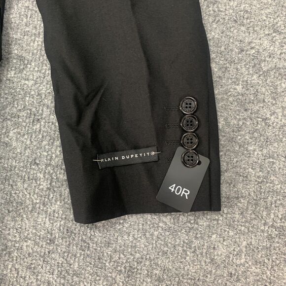 Alain Dupetit Suit Jacket Mens 40R 3 Button Single Breasted Notched Blazer New - Picture 3 of 13